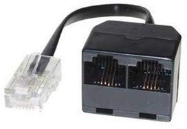 ISDN Y-Adapter 1 x RJ45 8(8) Stecker - 2 x RJ45 8(8) Kuppl. VE=1 [PC]