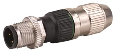 MOSA M12 Stecker ger. selbstanschließbar Schneidklemme