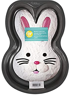 WILTON 0265630 Moule à Gâteau Antiadhésive Lapin Métal 25 x 24 x 4 cm
