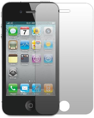 Slabo 2 x Displayfolie kompatibel mit Apple iPhone 4 Apple iPhone 4s Displayschutzfolie Zubehör No Reflexion MATT