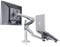 ThingyClub® Adjustable Aluminium Universal Laptop Notebook & Computer Monitor Stand Desk Mount Bracket clamp Tilt Swivel Dual Arm Support Holder (Laptop & Monitor)