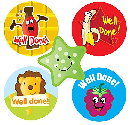 Sticker Solutions duftende Belohnungsaufkleber, 125 Stück