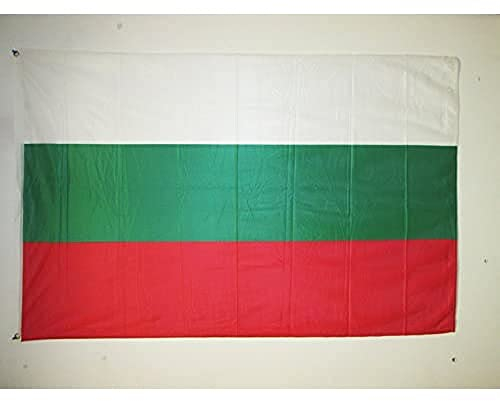 AZ FLAG Bandera de Bulgaria 150x90cm Uso Exterior - Bandera BÚLGARA 90 x 150 cm Ojales