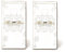20 Taschentücher (2x 10) Taschentücher Mann und Frau gold/Hochzeit/Freudentränen