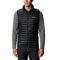 Columbia Men's Powder Pass Vest Puffer Vest Body Warmer, Black, Size XS