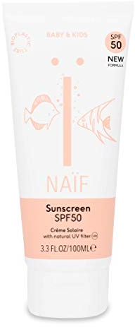 Naïf Natürliche Sonnencreme LSF50 - für Baby & Kind - 100ml