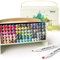Arrtx Permanent Marker 90 Farben, ALP Marker Pen Graffiti Stift Set Alkohol Marker Dual Tips zum Malen, Illustration, Zeichnung, Skizzieren, Anime, Design