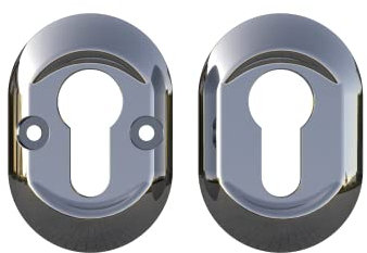 Ultion Sweet Escutcheon Keyhole Cover - Matching Door Furniture Available (Chrome)