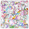 100 Stück Einhorn Aufkleber Set YUTOU VSCO Aufkleber Wasserdicht Vinyl Graffiti Aesthetic Sticker Set Trend Aufkleber für Snowboard Motorrad Fahrrad Telefon Computer DIY