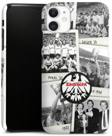 Premium Case kompatibel mit Apple iPhone 11 Smartphone Handyhülle Schutzhülle matt Eintracht Frankfurt Offizielles Lizenzprodukt Retro