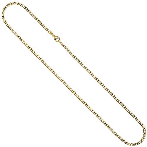 2,8mm Königskette Halskette Collier aus 333 Gold Gelbgold massiv 55cm