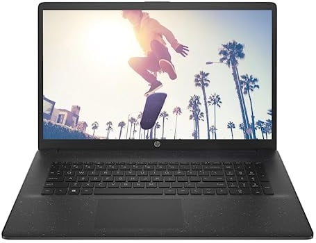 HP 17 - Schwarz - 17,3 FHD - Celeron N4120 - RAM: 16GB - SSD: 500GB - Windows 11 Pro - Office 2021 Pro #mit Funkmaus +Notebooktasche