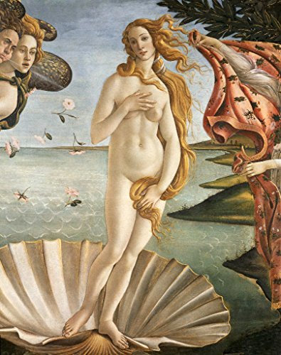 Kunstdruck/Poster: Sandro Botticelli Die Geburt der Venus - hochwertiger Druck, Bild, Kunstposter, 60x75 cm