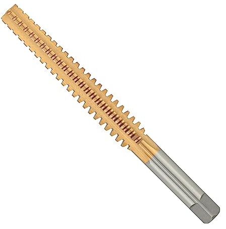 Aceteel Tr22 X 5 Ti-Coated Metrischer Trapezgewindebohrer, Tr22 X 5 HSS Titan Beschichtung Trapezgewinde Gewindebohrer Rechtshänder