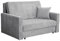 Mirjan24 Sofa Viva Bis Premium II mit Schlaffunktion, 2 Sitzer Polstersofa mit Bettkasten inkl. Kissen, Schlafsofa Sofagarnitur, Bettsofa, Wohnlandschaft, Stoff: Cord (Poso 110)