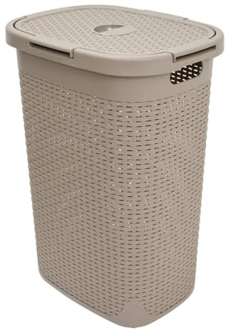 5five - abfallbehälter rattan 60l leinen