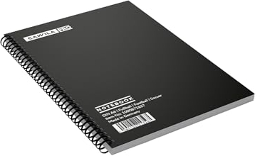 Cawila PRO Notebook, Ringbuchblock, A6, 100 Blatt, Fußball Lehrblock für Trainer