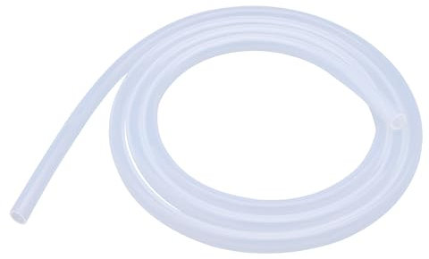 Tuyau en silicone – Tuyau en caoutchouc transparent pour la maison, l'eau potable, l'industrie – 7 mm ID x 9 mm OD, épaisseur de paroi 1 mm, longueur 5 m
