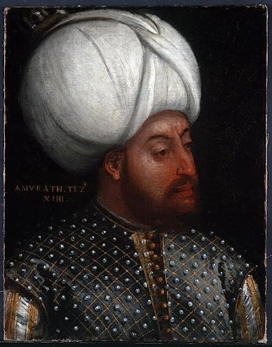 EfeMir Poster Und Drucke Abstraktes Gemälde Berühmte Gemälde Mourad Iii Murad Iii Sultan des Osmanischen Reiches von Veronese für Schlafzimmer Home Decor 60x90cm