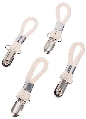 Zerodeko 4pezzi Clip Per Asciugamani Design Rete Per Cucina e Bagno Resistenti e Facili Da Appendere Clip Per Asciugamani e Piccoli Oggetti