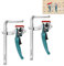TOOSOAR 2 piezas Abrazaderas de Carril,Abrazadera de Barra de Liberación Rápida con Capacidad de 160mm y Profundidad de Garganta de 60mm para Lijar, Cortar