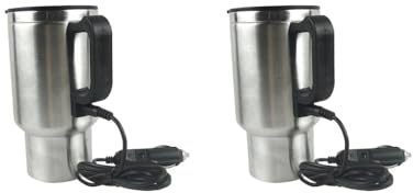 BHFZIAP Lot de 2 bouilloires électriques de voiture 12 V 480 ml