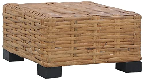 XINCXIN Couchtisch, gartensessel korbsessel Outdoor terassenmöbel außen Garden Furniture Geeignet für Garden patios Balconies Yard 47x47x28 cm Rattan Natur