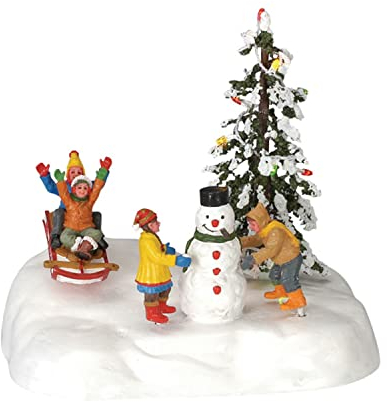 Lemax - Frolic in the snow - Beleuchtetes Accessoire - Batteriefach - Weihnachtswelt