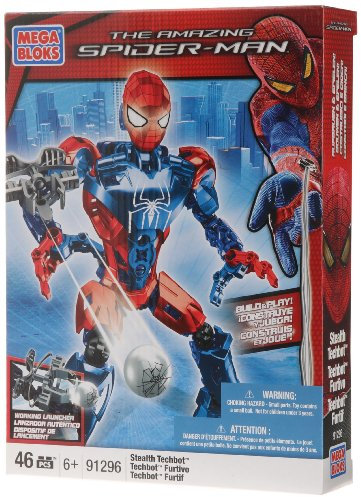 Mega Bloks - 91296 – Bauspiel – The Amazing Spider-Man – Stealth Techbot