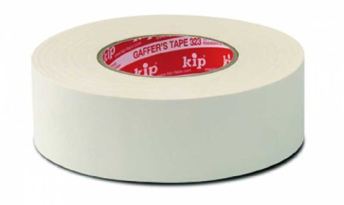Kip 323 Professional Gaffer's Tape Weiß 38mm x 50m / Leicht abrollbar/Rückstandsfrei entfernbar/abriebfest/Gewebe mit nicht reflektierender PE-Laminierung