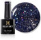 Bluesky Gel Nail Polish, Amethyst Purple Blz24, Chunky Glitter, Dark, Eggplant, Purple, Long Lasting, Chip Resistant, 10 ml (Requires Drying Under UV LED Lamp)