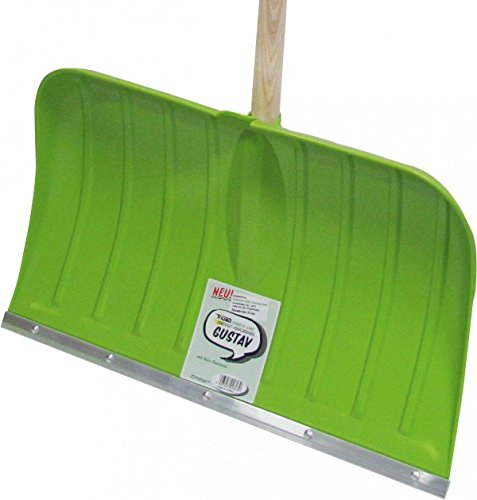 Kunststoff - Schneeschieber Gustav mit Aluminium - Stiel 55 cm
