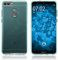PhoneNatic Custodia Compatibile con Huawei P Smart Cover Turchese Trasparente P Smart in Silicone Cover