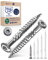 Terrassenschrauben 5x40 Edelstahl A2 Linsenkopfschrauben Torx Schrauben 5mm stark 200 Stück Holzschrauben Torx 40mm lang Edelstahlschrauben Holz