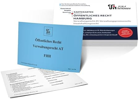 Karteikarten - Öffentliches Recht: Verw-AT/ VerwProzessR/ StaatshaftungsR - Hamburg