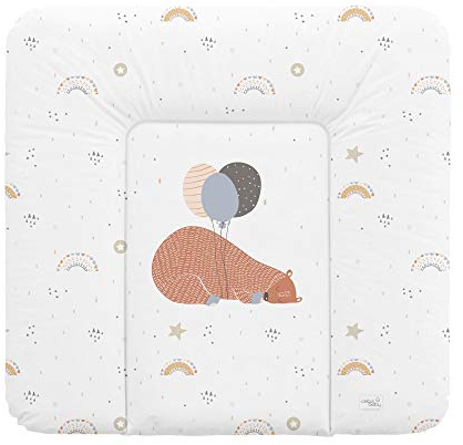 Ceba Baby® Wickelauflage 75x72 cm – Weiche Wickeltischauflage für Jungen & Mädchen – Wasserdicht & Abwaschbar – OEKO-TEX® 100 – Made in EU - Big Bear