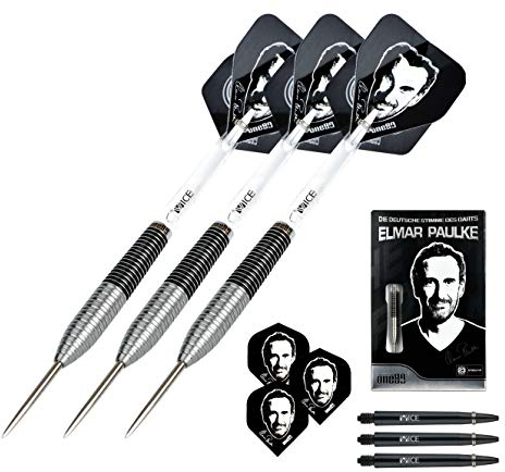 ONE80 Steeldarts Signature Elmar Paulke Dartpapst 80% Tungsten Steeltip Dart Steeldart Präzision & Qualität für echte Dartfans