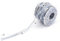 10M Perlenband Chiffon-Band und Organza-Spitze-Band-Dekoband Spitze Zierband für Hochzeits-Blumen- Nähen Handwerk Verpackung (grey)