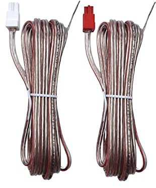 Câbles d'enceintes 2x 3m Meter Speaker Cable Sound Wire Cord Red Gray For Sony Home Audio Theater System