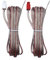 Câbles d'enceintes 2x 3m Meter Speaker Cable Sound Wire Cord Red Gray For Sony Home Audio Theater System