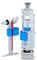 Belvit WC Spülventil 3/8 Anschluss seitlich Verchromt Eco- Spültaste höhenverstellbar 290-410 mm