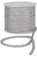 Crepe Cord - 6mm Premium Cotton Rope, Strong Macrame Cord for DIY Craft Projects, Piping Cord for Cushions, Nylon Drawstring Cord, Durable & Multi-Purpose Cotton Nylon Strong String (Silver,1m)