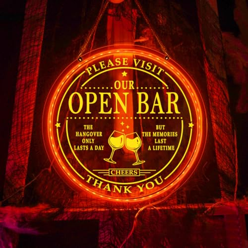 „Bar Open“ Leuchtreklame „offenes Schild Für Bar“ Neon „offene Schilder Für Bar“ Neon Bar Schilder Bar Logo Schild „open Bar“ Leuchtreklame Geschäftsschild Neon Für Weihnachten