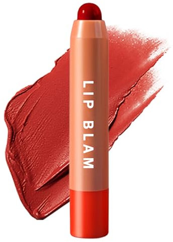Baume à Lèvres Teinté Hydratant, Crayon à lèvres nourrissant les rides et ridules des lèvres, Rouge à Lèvres Glossy Longue Tenue Waterproof, Soins des lèvres pour les Lèvres Sèches et Craquelées