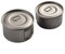 Titanium Bowl,Camping Cookware Outdoor Lightweight Travel Cooking Cups Kitchen Bowl Dish Set,Foldable Handle Rust Resistant(450ml with 600ml bowls with lid)