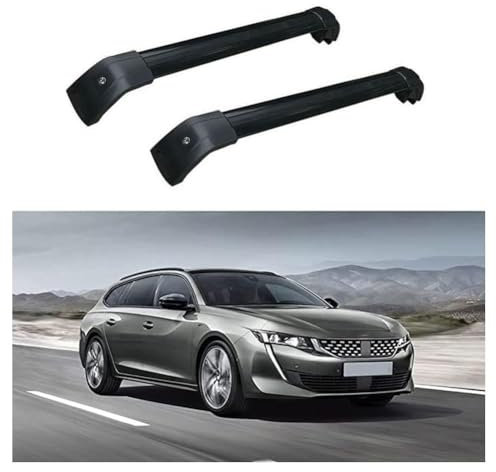 Auto Dachträger für Peugeot 508 SW 2019 2020 2021, Hochwertig Aluminium Dachgepäckträger Querträger Cargo Gepackträger,A