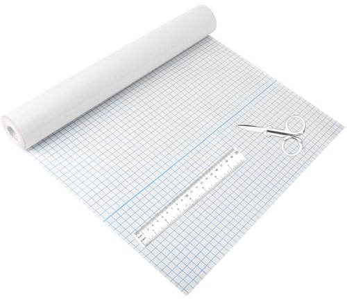 Dadabig Couvre Livre Adhesif Transparent 15m x 40cm, Film Transparent Autocollant pour Livre Couvre Livre Autocollant Protège Livre avec Règle et Ciseaux, Transparent