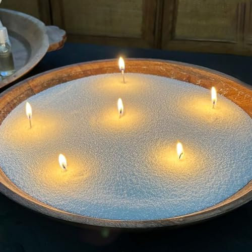 Ronoza® Kerzensand 500g, Kerzen Sand, Pearled Candle, Wachsgranulat für Wachskerze Selber Machen, Kerzenwachs für Alle Größen Geschenkset Universell Einsetzbar