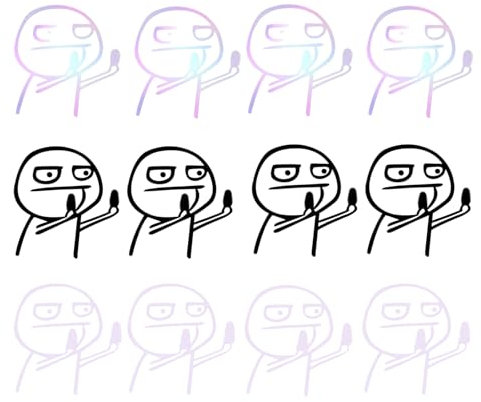 Katyjun 12 Stück Mittelfinger Aufkleber, Autoaufkleber Lustig, Auto Sticker Lustig