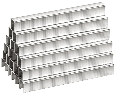 meite Edelstahl Tackerklammern Typ G 11–12 mm, T-50 Tackerklammern, Typ 140/12 mm für Tackerklammer, 20 Gauge, 10,5 mm Rückenbreite, rostfreie Polsterklammern für maritimen Einsatz (1.512 Stück)